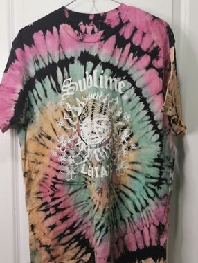 SUBLIME Multicolor Tie-Dye Short Sleeve Tee